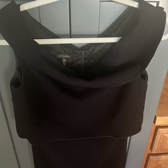 Escada gorgeous black dress - worn once size 34 - Picture 2 of 5